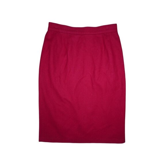 Vintage Wool Skirt Bundle - Red, Navy, Burgundy - Size 12 - Norton McNaughton, - Picture 15 of 16